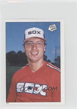 1985 Topps Album Stickers - [Base] #232 - Ron Kittle