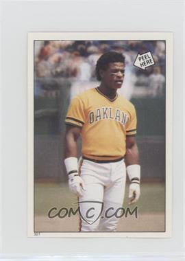 1985 Topps Album Stickers - [Base] #321 - Rickey Henderson