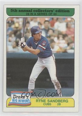 1985 Topps Drake's Big Hitters/Super Pitchers - Food Issue [Base] #28 - Ryne Sandberg