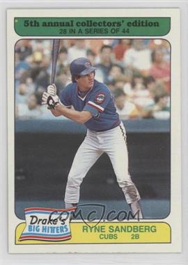 1985 Topps Drake's Big Hitters/Super Pitchers - Food Issue [Base] #28 - Ryne Sandberg