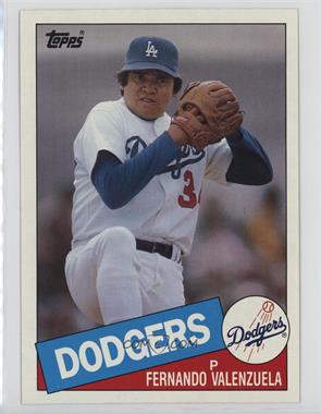 1985 Topps Super - [Base] #52 - Fernando Valenzuela