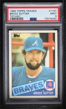 1985 Topps Traded - [Base] - Collector's Edition (Tiffany) #115T - Bruce Sutter [PSA 9 MINT]
