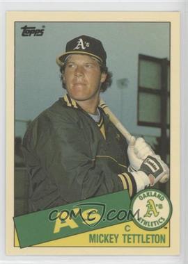 1985 Topps Traded - [Base] - Collector's Edition (Tiffany) #120T - Mickey Tettleton