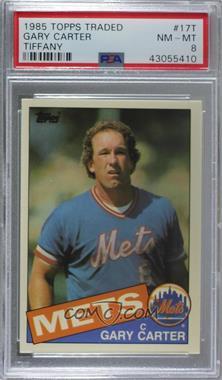 1985 Topps Traded - [Base] - Collector's Edition (Tiffany) #17T - Gary Carter [PSA 8 NM‑MT]