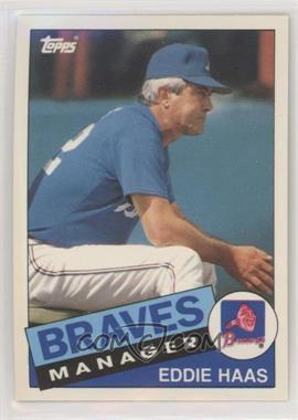 1985 Topps Traded - [Base] #44T - Eddie Haas