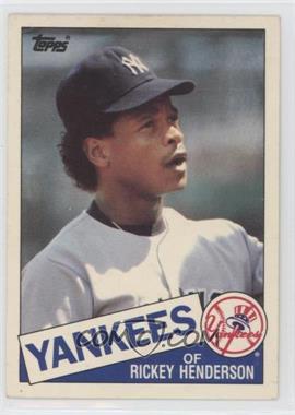 1985 Topps Traded - [Base] #49T - Rickey Henderson [EX to NM]