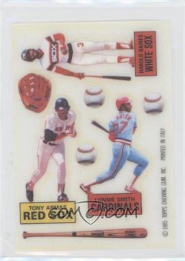 1985 Topps Transfers - [Base] #_BAS - Harold Baines, Lonnie Smith, Tony Armas