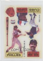 Tim Raines, Ryne Sandberg, Mike Schmidt, Bill Buckner