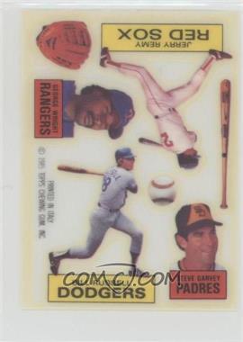 1985 Topps Transfers - [Base] #_RWRG - Jerry Remy, George Wright, Steve Garvey, Bill Russell