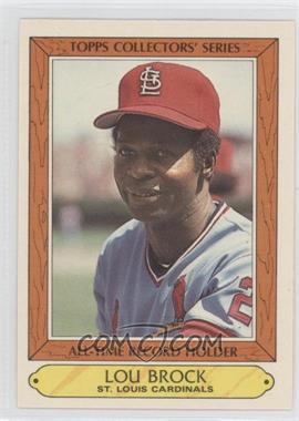 1985 Topps Woolworth's All-Time Record Holders - Box Set [Base] #5 - Lou Brock