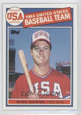 1985 Topps #401 - Mark McGwire - Courtesy of COMC.com