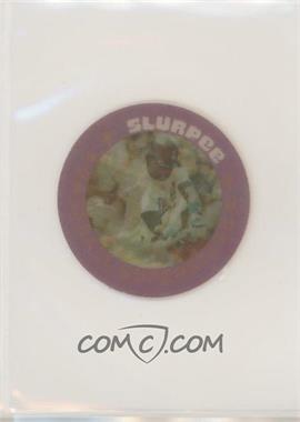 1986 7 Eleven Slurpee Triple Stars Coins - Midwest Region - Dark Yellow Back Purple Front #IV - Harold Baines, Pedro Guerrero, Dave Parker