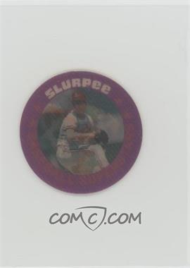 1986 7 Eleven Slurpee Triple Stars Coins - Midwest Region - Dark Yellow Back Purple Front #XI - Mike Scott, Mario Soto, John Tudor