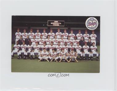 1986 BRF Minnesota Twins Postcards - [Base] #_MITW - Minnesota Twins [Good to VG‑EX]