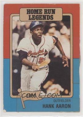 1986 Big League Chew Home Run Legends - Food Issue [Base] #1 - Hank Aaron [Altered]