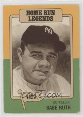 1986 Big League Chew Home Run Legends - Food Issue [Base] #2 - Babe Ruth [EX to NM]