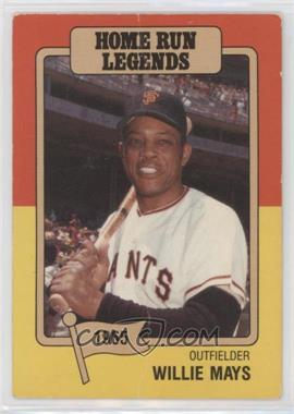 1986 Big League Chew Home Run Legends - Food Issue [Base] #3 - Willie Mays [Poor to Fair]