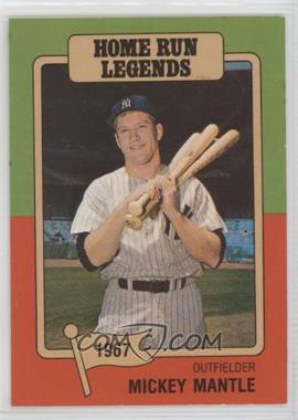 1986 Big League Chew Home Run Legends - Food Issue [Base] #6 - Mickey Mantle [EX to NM]