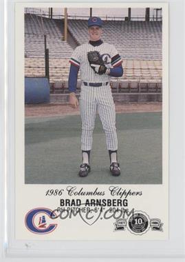 1986 Columbus Clippers Crime Prevention - [Base] #_BRAR - Brad Arnsberg