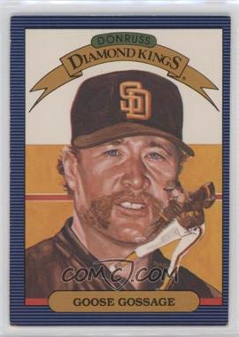 1986 Donruss - [Base] #2 - Diamond Kings - Rich Gossage [Good to VG‑EX]