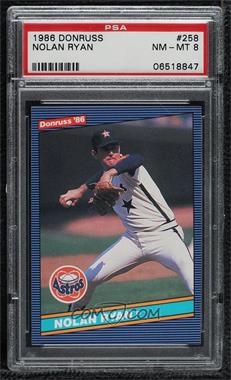 1986 Donruss - [Base] #258 - Nolan Ryan [PSA 8 NM‑MT]