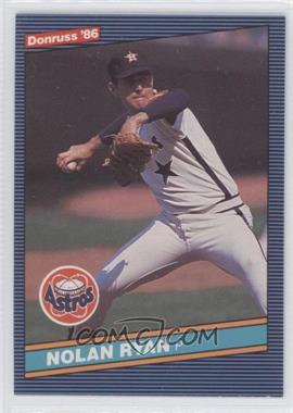 1986 Donruss - [Base] #258 - Nolan Ryan