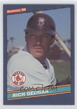 1986 Donruss - [Base] #273 - Rich Gedman