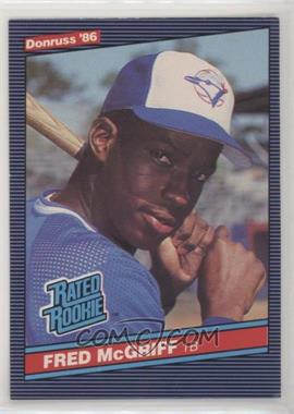 1986 Donruss - [Base] #28 - Rated Rookie - Fred McGriff [EX to NM]