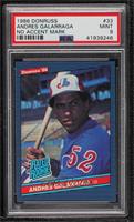 Rated Rookie - Andres Galarraga (No Accent Mark over Name on Back) [PSA 9&…