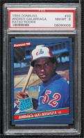 Rated Rookie - Andres Galarraga (Accent Mark over Name on Back) [PSA 8&nbs…