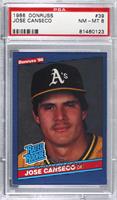 Rated Rookie - Jose Canseco [PSA 8 NM‑MT]