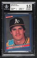 Rated Rookie - Jose Canseco [BGS 5.5 EXCELLENT+]