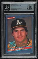 Rated Rookie - Jose Canseco [BAS BGS Authentic]