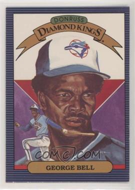 1986 Donruss - [Base] #4 - Diamond Kings - George Bell