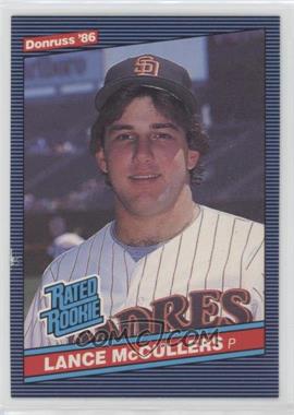 1986 Donruss - [Base] #41 - Rated Rookie - Lance McCullers
