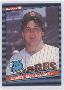 1986 Donruss - [Base] #41 - Rated Rookie - Lance McCullers