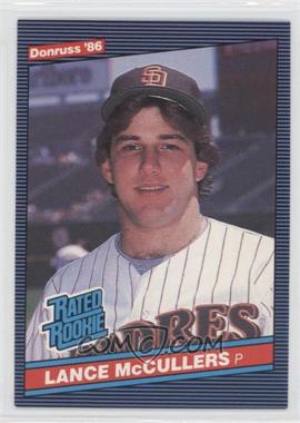 1986 Donruss - [Base] #41 - Rated Rookie - Lance McCullers