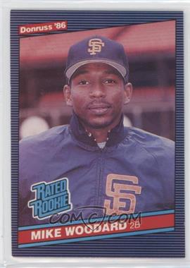 1986 Donruss - [Base] #46 - Rated Rookie - Mike Woodard