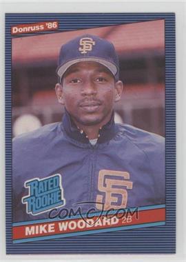 1986 Donruss - [Base] #46 - Rated Rookie - Mike Woodard