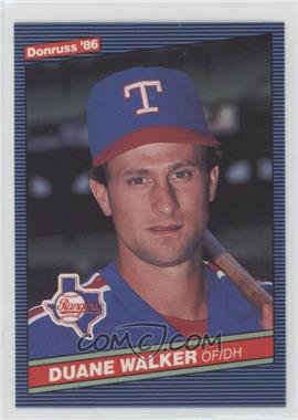 1986 Donruss - [Base] #500 - Duane Walker