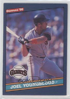 1986 Donruss - [Base] #567.1 - Joel Youngblood (Position is P) [EX to NM]