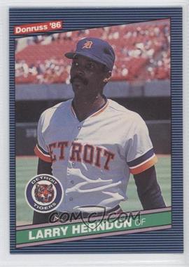 1986 Donruss - [Base] #593 - Larry Herndon