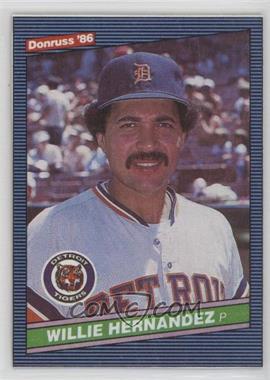 1986 Donruss - Wax Box Bottom Box Bottoms #PC 5 - Willie Hernandez