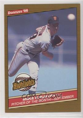 1986 Donruss Highlights - Box Set [Base] #49 - Mike Krukow