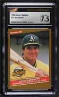 Jose Canseco [CSG 7.5 Near Mint+]