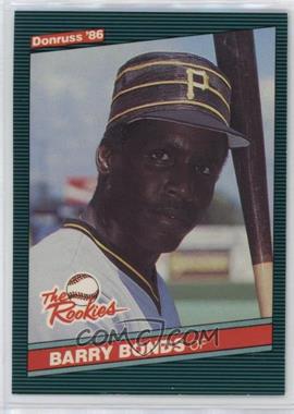 1986 Donruss The Rookies - Box Set [Base] #11 - Barry Bonds [EX to NM]