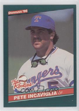 1986 Donruss The Rookies - Box Set [Base] #23 - Pete Incaviglia