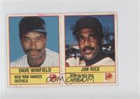 Dave Winfield, Jim Rice [Noted]