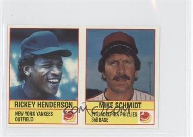 1986 Dorman's Cheese - [Base] #RHMS - Rickey Henderson, Mike Schmidt