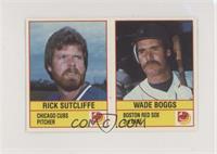 Wade Boggs, Rick Sutcliffe [Noted]